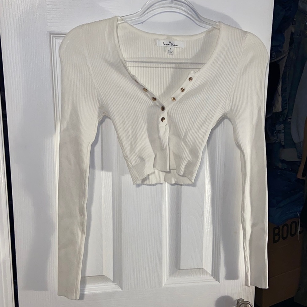 Long sleeve crop top!